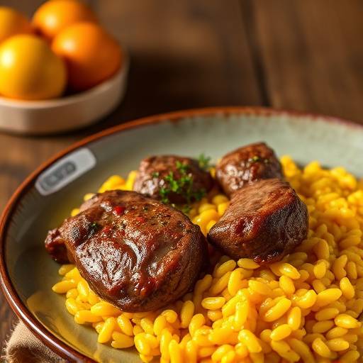 Ossobuco mit Safranrisotto